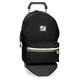 Pepe Jeans Luca Schulrucksack mit Trolley, Schwarz, 31 x 44 x 17,5 cm, Polyester, 23,87 l, Schwarz , Schulrucksack mit Trolley