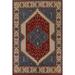 Vegetable Dye Traditional Kazak Oriental Area Rug Handmade Wool Carpet - 8'11" x 11'8"