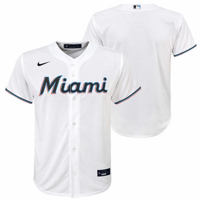 Miami Marlins Nike Offizielles Replica Heimtrikot - Jugend Image