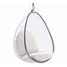 Modholic Scoop Hanging Chair, Stainless Steel in Gray | 44.4 H x 27.4 W x 22.8 D in | Wayfair WAL10318