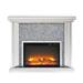 Krugg Reflections USA 1 Panel Steel Fireplace Screen Steel in Gray | 40 H x 48 W x 16 D in | Wayfair 17-HUEW-4CJP