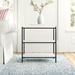 Birch Lane™ Dauphin NIGHTSTAND Metal in Black/White | 23 H x 22 W x 16 D in | Wayfair F9DFB8FF7C064F9180F30BCC5B7F021E