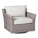 Summer Classics Outdoor Club Glider Wicker Chair w/ Cushions in Gray | 30 H x 38.25 W x 33.5 D in | Wayfair 262624+C589H6457W6457