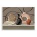 Stupell Industries Sleek Pottery Vase Still Life Spiral Pattern by Ziwei Li - Painting Canvas in Brown | 19 H x 19 W x 0.5 D in | Wayfair