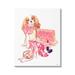 Stupell Industries Upscale Dog Bow Fashion Accessories Makeup by Ziwei Li - Painting Canvas in Pink | 1.5 D in | Wayfair am-106_cn_16x20