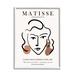 Stupell Industries Curves Not Crazy Matisse Exhibition Woman Face Lines Wood in Brown | 0.5 D in | Wayfair am-161_wfr_16x20