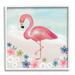 Stupell Industries Flamingo Among Sand Dollars Flowers Beach Shore Gray Farmhouse Oversized Rustic Framed Giclee Texturized Art By Katie Doucette | Wayfair