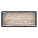Stupell Industries Home To Me Rustic Grain Pattern Cursive Phrase Oversized Stretched Canvas Wall Art By Daphne Polselli in Brown | Wayfair
