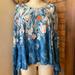 Anthropologie Tops | Anthropologie Meadow Rue Fields Swing Top Nwt | Color: Blue | Size: S