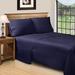 Lark Manor™ Adarsh 600 Thread Count Egyptian-Quality Striped Sheet Set 100% Egyptian-Quality Cotton in Blue/Navy | Twin XL | Wayfair