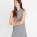 Madewell Dresses | Madewell Marled Mockneck Swingy Ribbed Tank Dress | Color: Gray | Size: Xxs