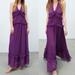 Zara Dresses | Bloggers Fav Zara Long Strappy Maxi Dress | Color: Purple | Size: Various