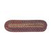 Red/Brown 0.5 x 8 W in Stair Treads - Colonial Mills Twilight Stair Treads Synthetic Fiber | 0.5 H x 8 W in | Wayfair TL70A008X028X