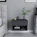 Latitude Run® Jamot Floating Nightstand Wood in Gray | 11.4 H x 17.5 W x 12.5 D in | Wayfair 6AEB99C1DA92476E9E703334F656BC83