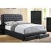 Red Barrel Studio® Tufted Storage Standard Bed Upholstered/Faux leather in Black | 48 H in | Wayfair DE6558C12E864DECB407137AC665585D