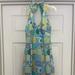 Lilly Pulitzer Dresses | Lilly Pulitzer Halter Patchwork Zoo Dress Size 4 Blue/Green/Yellow | Color: Blue/Green | Size: 4
