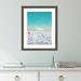 Amanti Art Monterosso Al Mare Swim By Rachel Dowd Framed Wall Art Print | 17.5" H x 14.25" W | Wayfair A14005506432