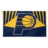 WinCraft Indiana Pacers 3' x 5' Horizontal Stripe Deluxe Single-Sided Flag
