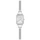 GUESS Women Analog Japanese Quartz Watch with Stainless Steel Strap GW0400L1