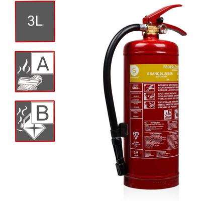 Smartwares - Feuerlöscher, Schaum, 3 l, Brandklasse 13A, 70B Image