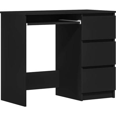 Schreibtisch Schwarz 90x45x76 cm Holzwerkstoff Vidaxl Image