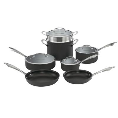 Cuisinart Dishwasher Safe Anodized Cookware 11-Piece Set