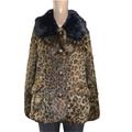 Kate Spade Jackets & Coats | Kate Spade Designer Faux Fur Leopard Print Jacket Coat Xs Nwt | Color: Black/Brown | Size: Xs
