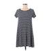 Old Navy Casual Dress: Blue Stripes Dresses - Women's Size X-Small