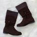 Michael Kors Shoes | Hp Michael Kors Caprice Chocolate Brown Boots Size 4 Like New! | Color: Brown/Gold | Size: 4