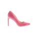 Nine West Heels: Pink Solid Shoes - Size 10 1/2