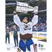 Darcy Kuemper Colorado Avalanche Autographed 2022 Stanley Cup Champions 16" x 20" Raising Photograph