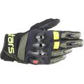 Alpinestars Halo Guanti Moto, nero-giallo, dimensione M