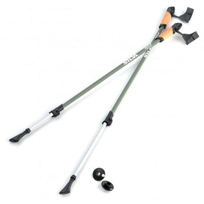 Silva - Walking Poles Aluminum Cork - Nordic Walking Stöcke Länge 105-140 cm grün/grau Image