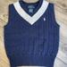 Polo By Ralph Lauren Shirts & Tops | Boys Ralph Lauren Polo Navy Sweater Vest - Size 4 | Color: Blue/White | Size: 4b