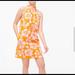 J. Crew Dresses | J Crew Neck-Tie Pink/Orange Cotton Shift Dress | Color: Orange/Pink | Size: 6