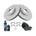 2004-2008 Nissan Maxima Front Brake Pad and Rotor Kit - TRQ BKA23970