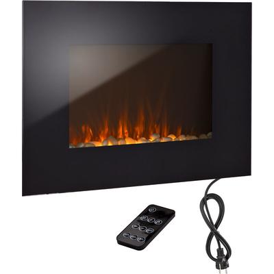 Wandkamin Elektrokamin Kamin elektrisch mit Heizung und Fernbedienung 1800 w Image