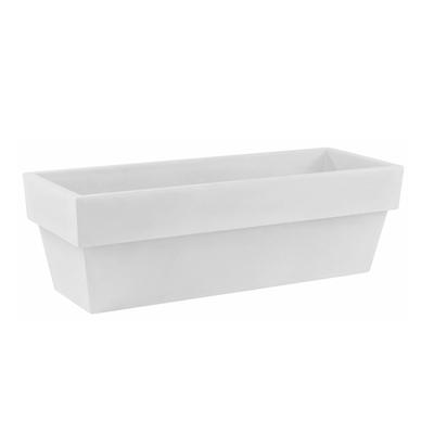 Vondom »JARDINERA« Konischer Topf Outdoor Pflanzengefäß 60x20 cm / White / Lackiert Hochglanz