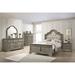 Galahad Wheat 4-piece Bedroom Set with 2 Nightstands and Chest