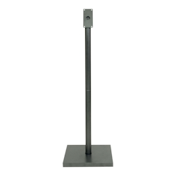 Securit® Stahlfuß und -pfosten für LED Informations-Display "Coated Steel", 95 cm hoch, inkl. Kabel, zweiteilig, (exkl. Display) 95x40x40cm | 13,4kg Image