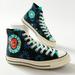 Converse Shoes | Converse Chuck Taylor 70 Sunny Floral Unity High Top Blue Sneakers | Color: Blue/Green | Size: Various