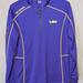 Columbia Jackets & Coats | Columbia Golf 1/4 Zip Shirt Large Lsu Tigers 2020 National Champion Purple Euc | Color: Blue/Yellow | Size: L