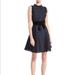 Kate Spade Dresses | Kate Spade New York Velvet-Bow Fit & Flare Sleeveless Cocktail Dress | Color: Black | Size: 6