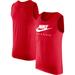 Men's Nike Scarlet Ohio State Buckeyes Futura Performance Scoop Neck Tank Top