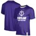 Men's ProSphere Purple Portland Pilots Beach Volleyball Logo Stripe T-Shirt
