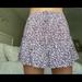 Zara Skirts | Adorable Floral Zara Skirt!! | Color: Black/Purple | Size: M