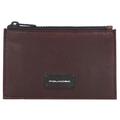 Piquadro - Harper Kreditkartenetui Leder 12 cm Make-up Organizer dark brown