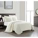 New York & Company Cotton Blend Quilt Set Polyester/Polyfill/Cotton in White | Queen Quilt + 2 Standard Shams | Wayfair BQS30405-WR