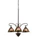 "24""W Tiffany Rosebush 3 LT Chandelier.602 - Meyda Lighting 27418"