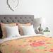 August Grove® Pink/Microfiber Duvet Cover Set Microfiber in Orange | Full/Queen | Wayfair DCB6104F4F65439FBEB1F239B0B0382A